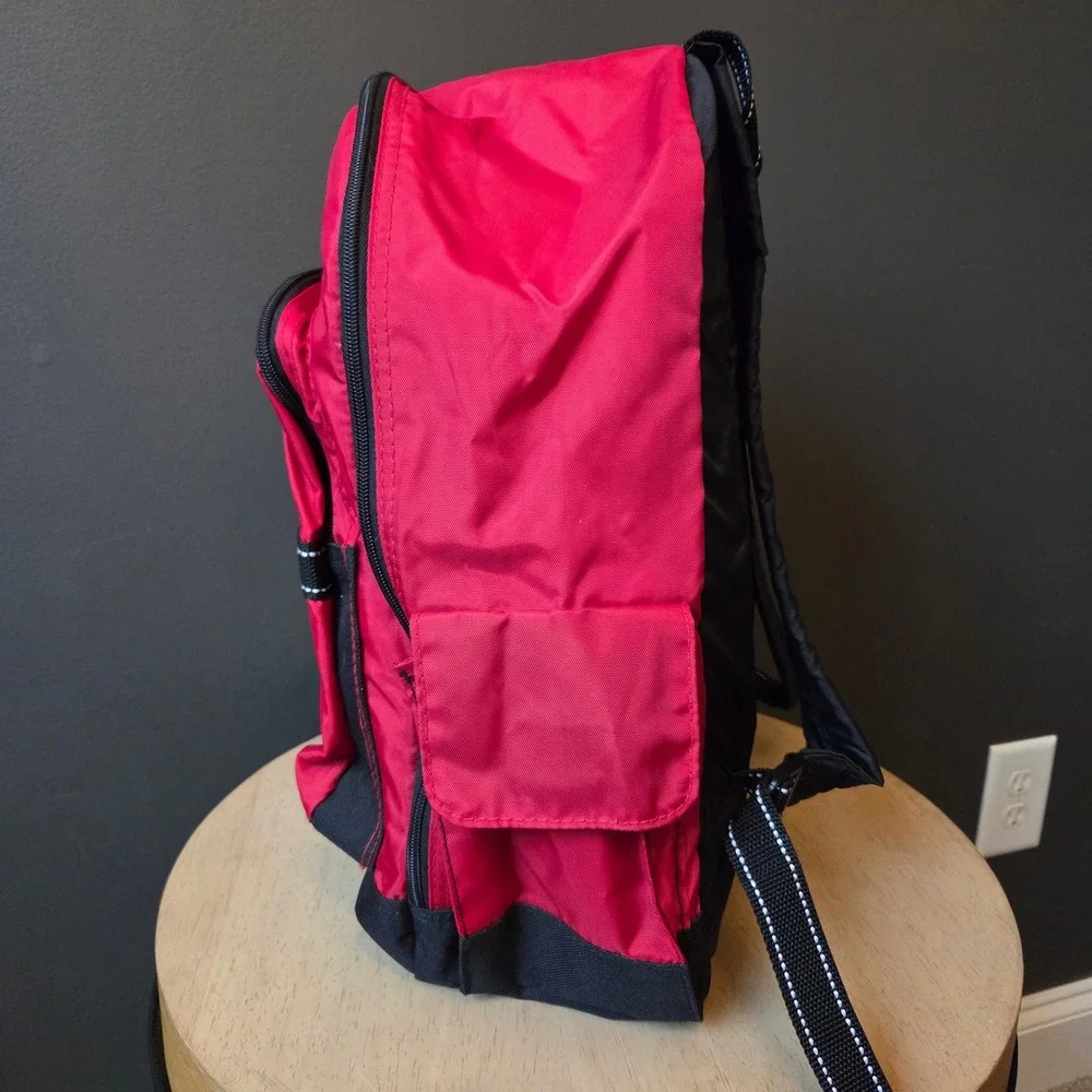 Vintage Walt Disney World Lilo Hula Red Nylon Backpack Disney‎ Parks Travel Bag